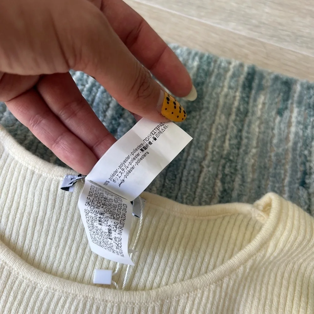 Rhinestone Soft Crop Top - Picture 10 of 10